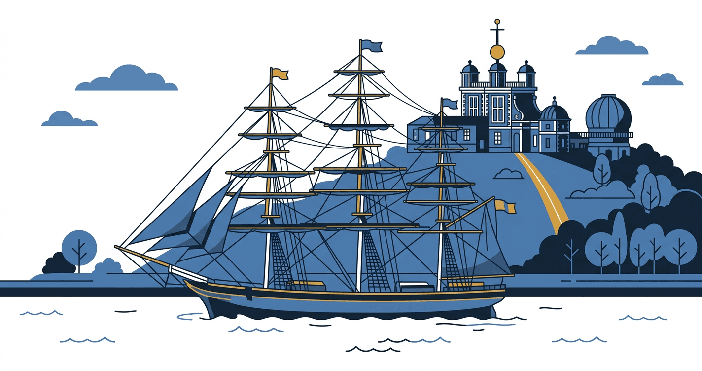 Greenwich landmark illustration