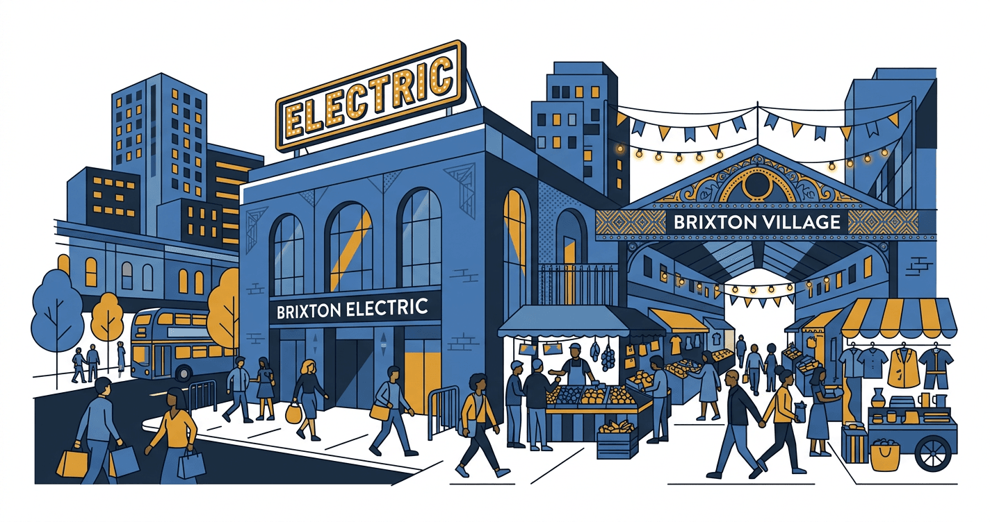 Lambeth landmark illustration